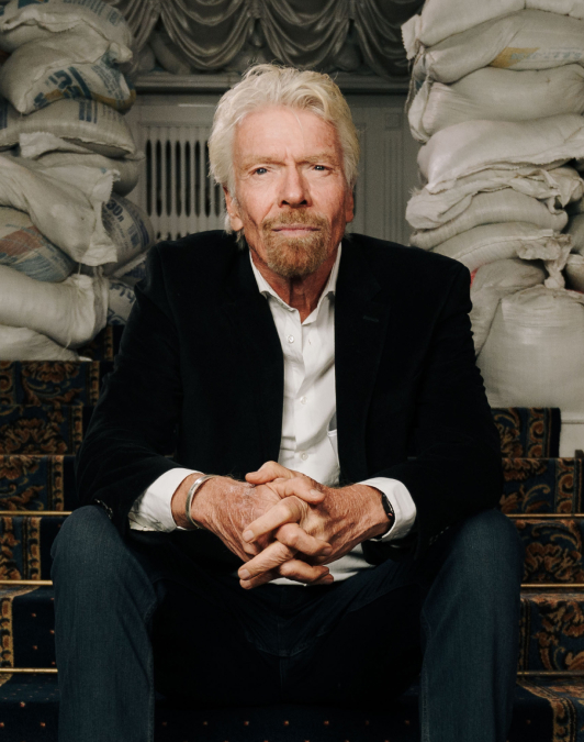 Richard Branson becomes an Ambassador for the UNITED24 fundraising