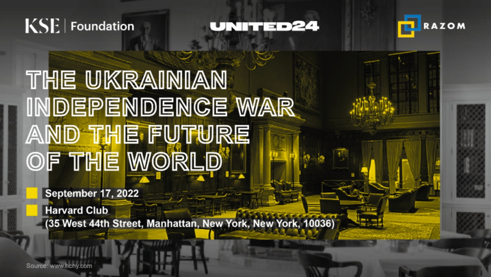 The Charity Dinner: The Ukrainian Independence War and the Future of the World