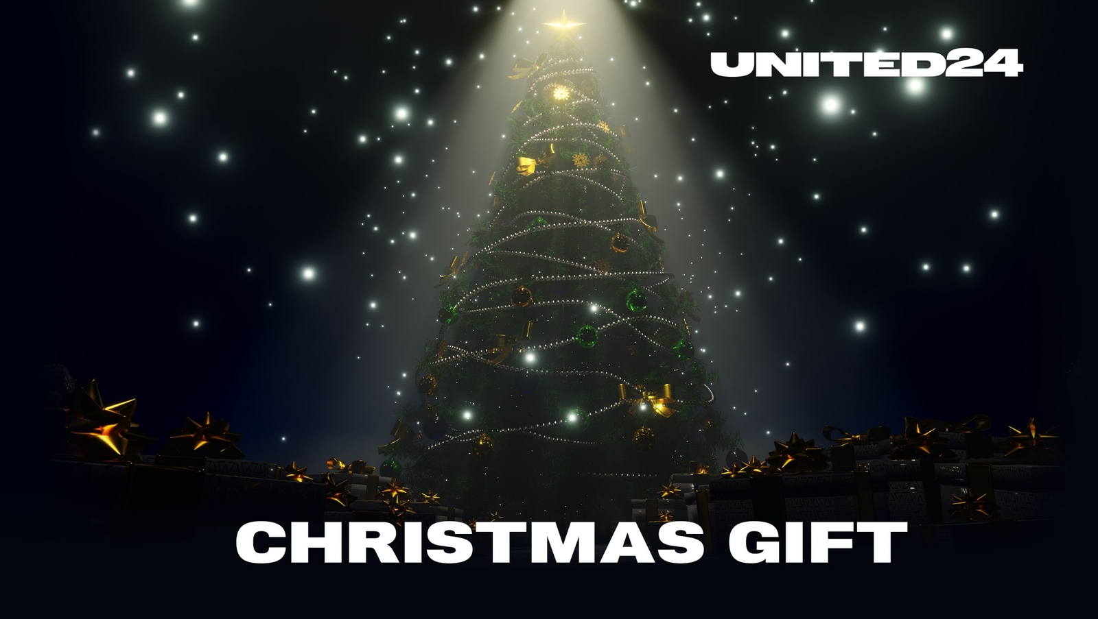 Привітайте своїх близьких із Різдвом і Новим роком — зробіть пожертву через UNITED24 від їхнього імені