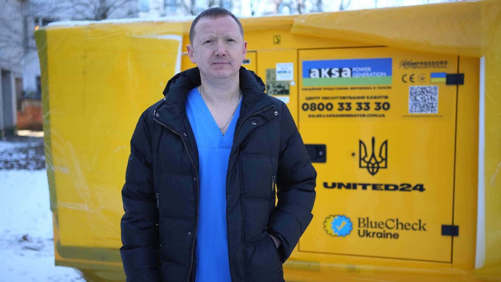 A 240kW Generator was Delivered to Sumy Clinical Hospital 5