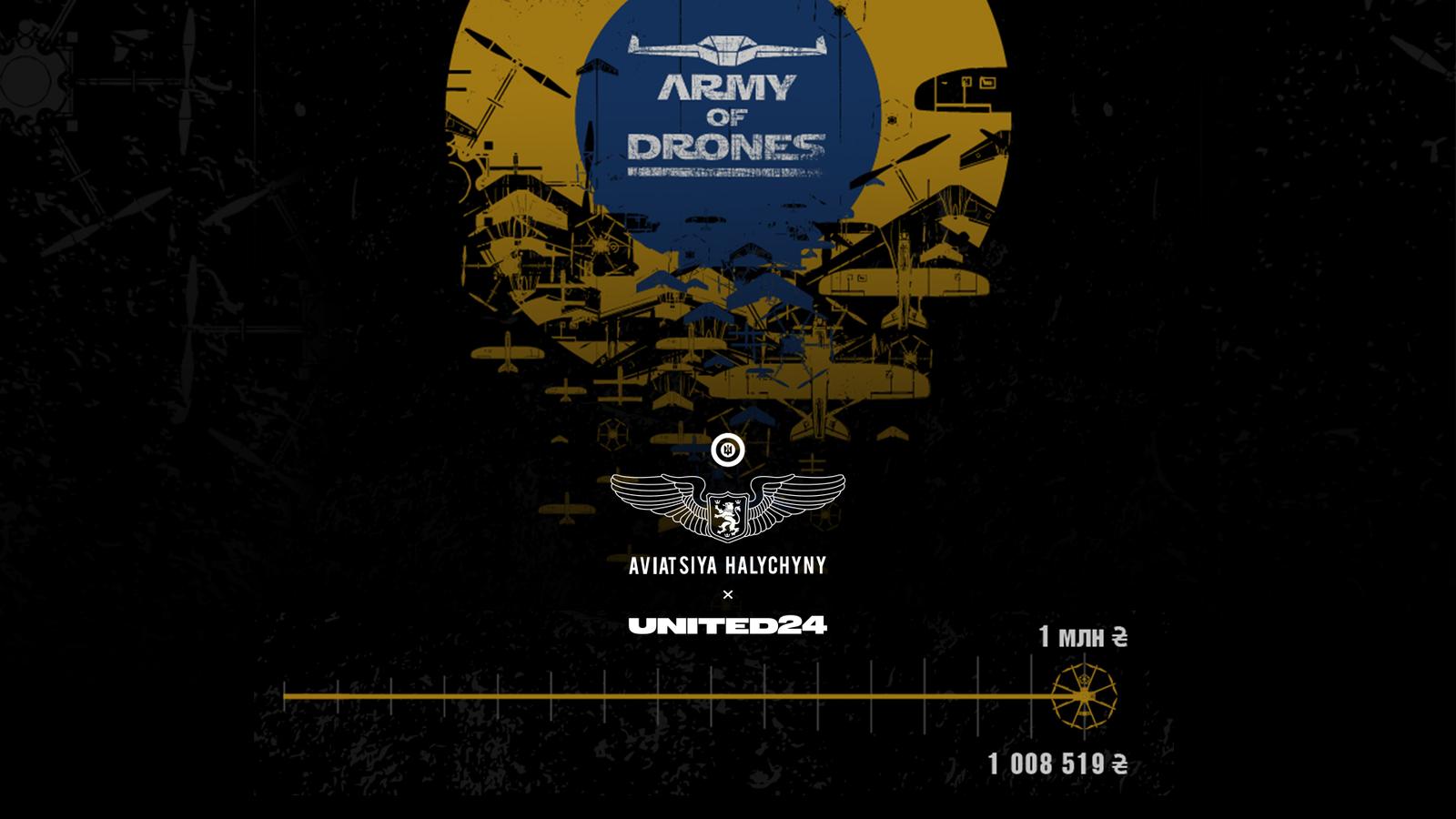 Aviatsiya Halychyny raised 1,008,519 UAH for an attack drone