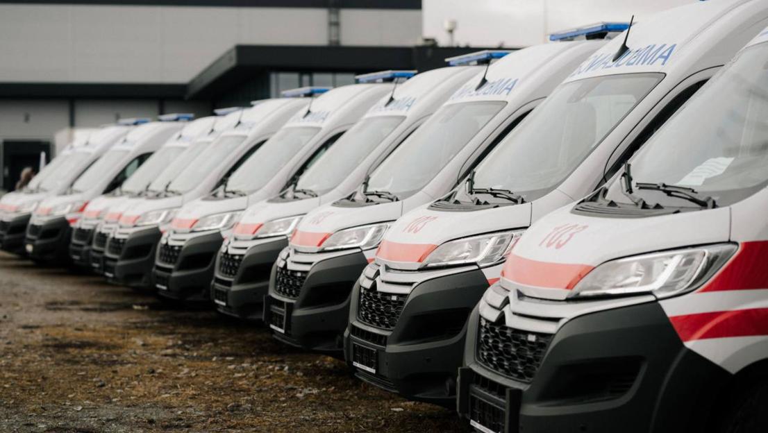 11 more modern ambulances have been delivered to Ukrainian Oblasts