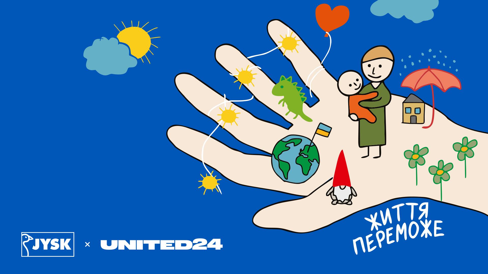 The JYSK chain of stores has transferred 355 768 UAH via UNITED24