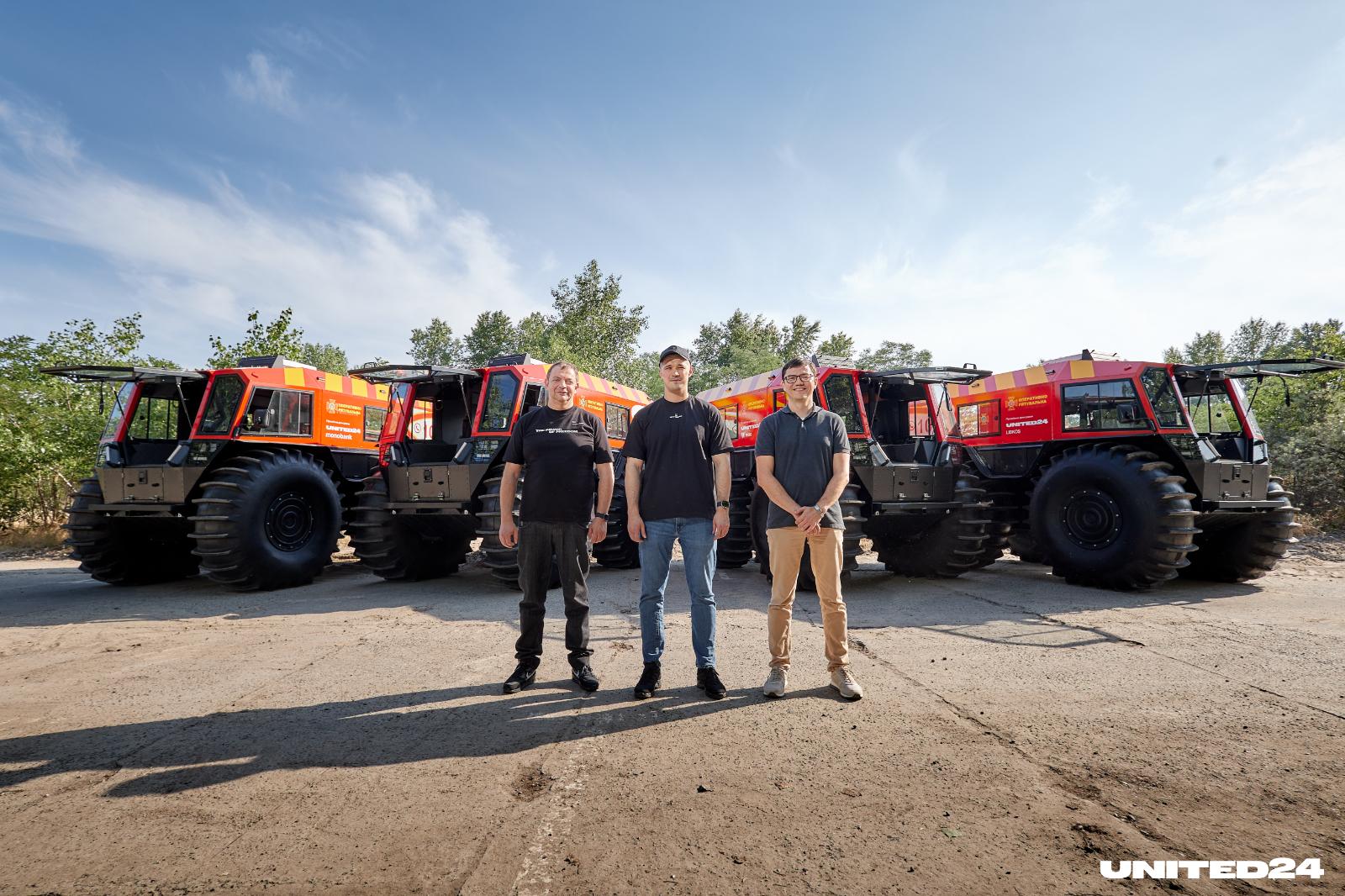 All-terrain vehicles purchased as part of the UNITED24 Lifeboat for Ukraine fundraiser have been handed over to Kherson Oblast