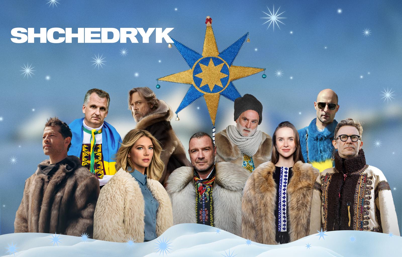 UNITED24 ambassadors wish Ukrainians a happy holidays with Shchedryk