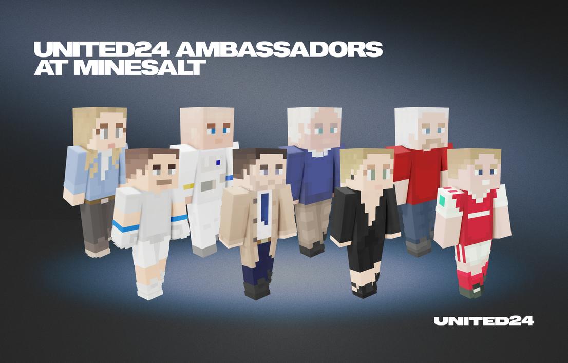 Meet UNITED24 ambassadors at Minesalt