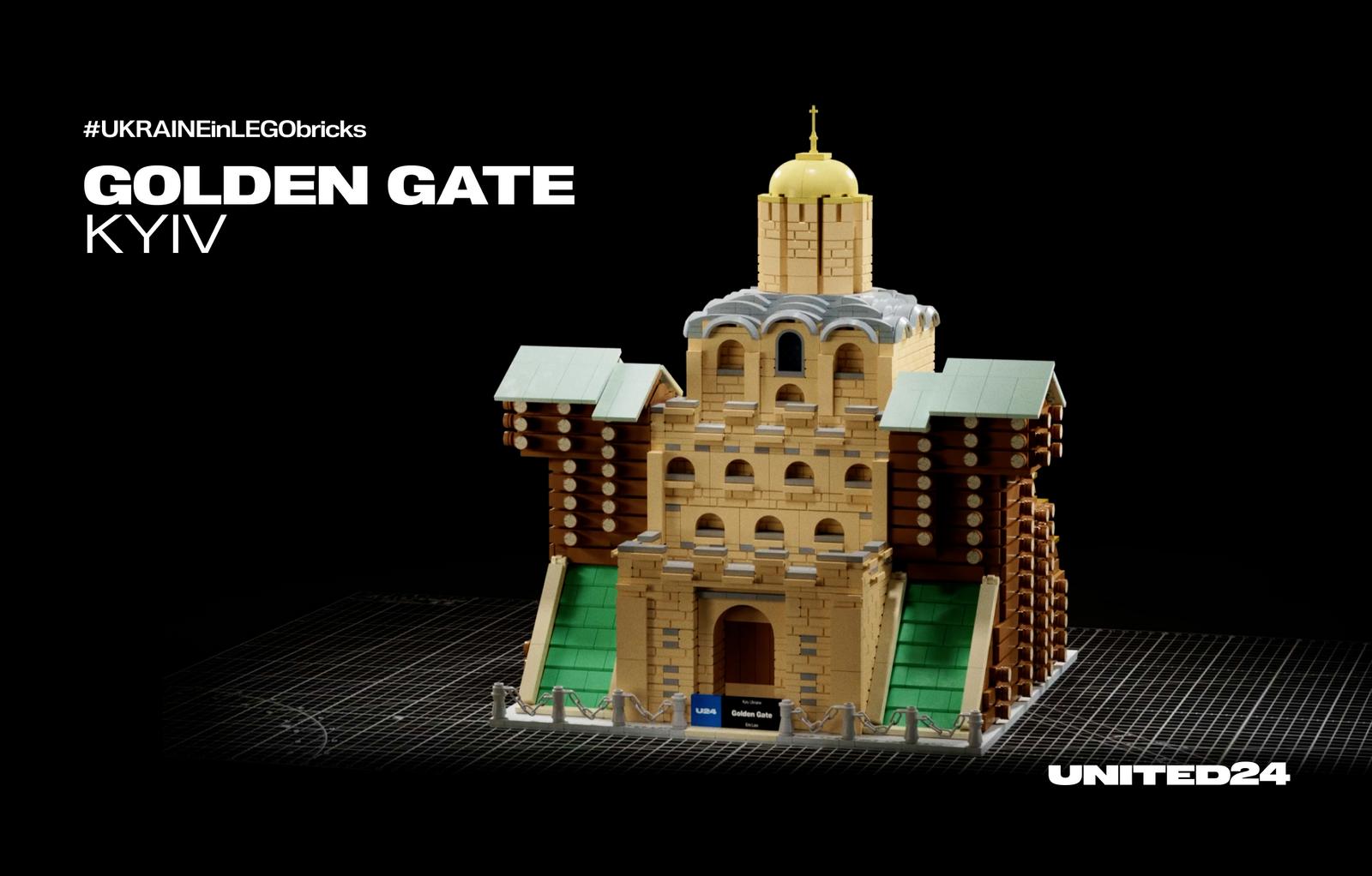 Check out the first #UKRAINEinLEGObricks set — the legendary Golden Gate!