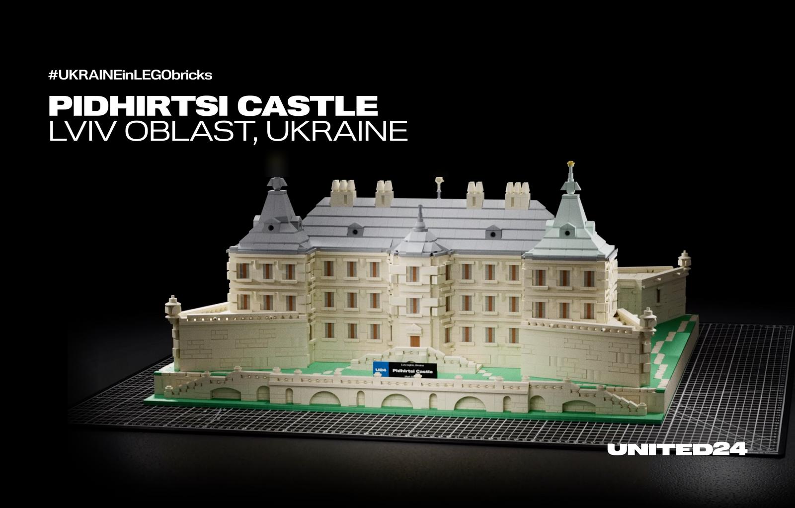 Pidhirtsi Castle in our #UKRAINEinLEGObricks set of almost 8k pieces!