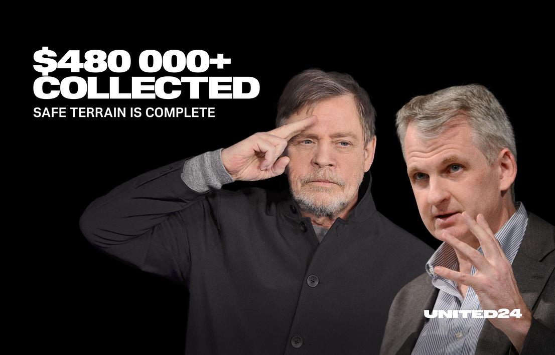 The fundraiser by Timothy Snyder and Mark Hamill, Safe Terrain, is complete!