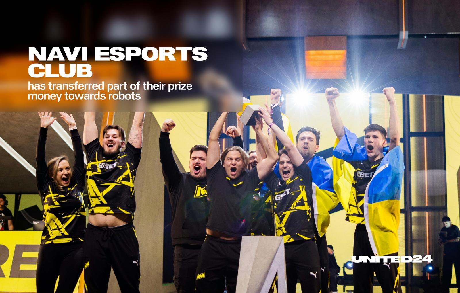 NAVI has transferred part of their prize money from the Counterstrike World Championship towards robots