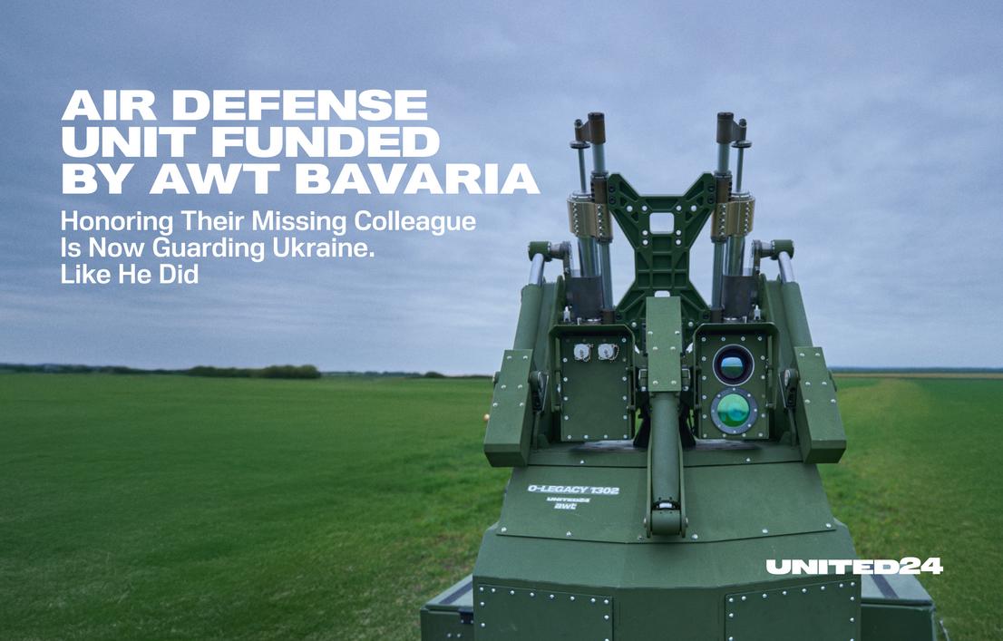 The O-LEGACY 1302 air defense unit protects Ukrainian cities