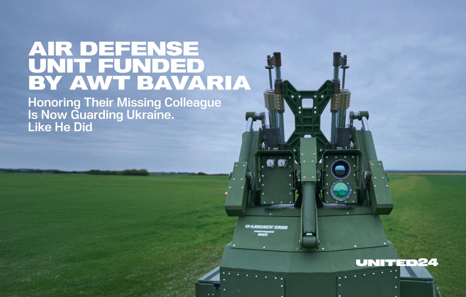 The O-LEGACY 1302 air defense unit protects Ukrainian cities