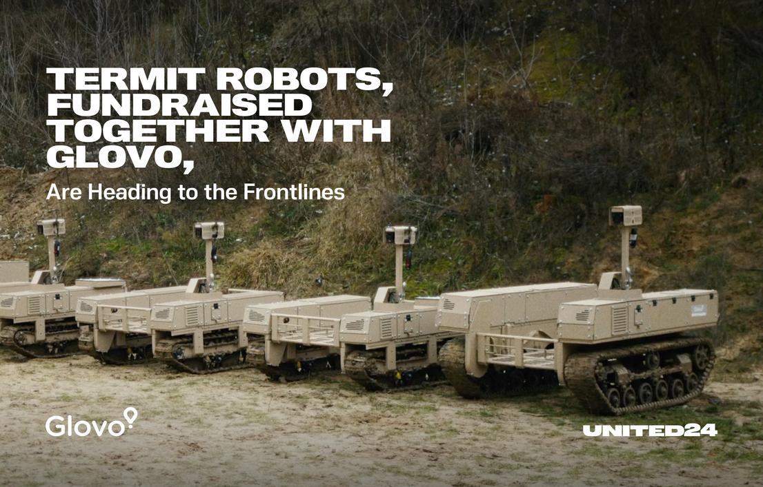 TerMIT Robots, Fundraised Together With Glovo, Are Heading to the Frontlines