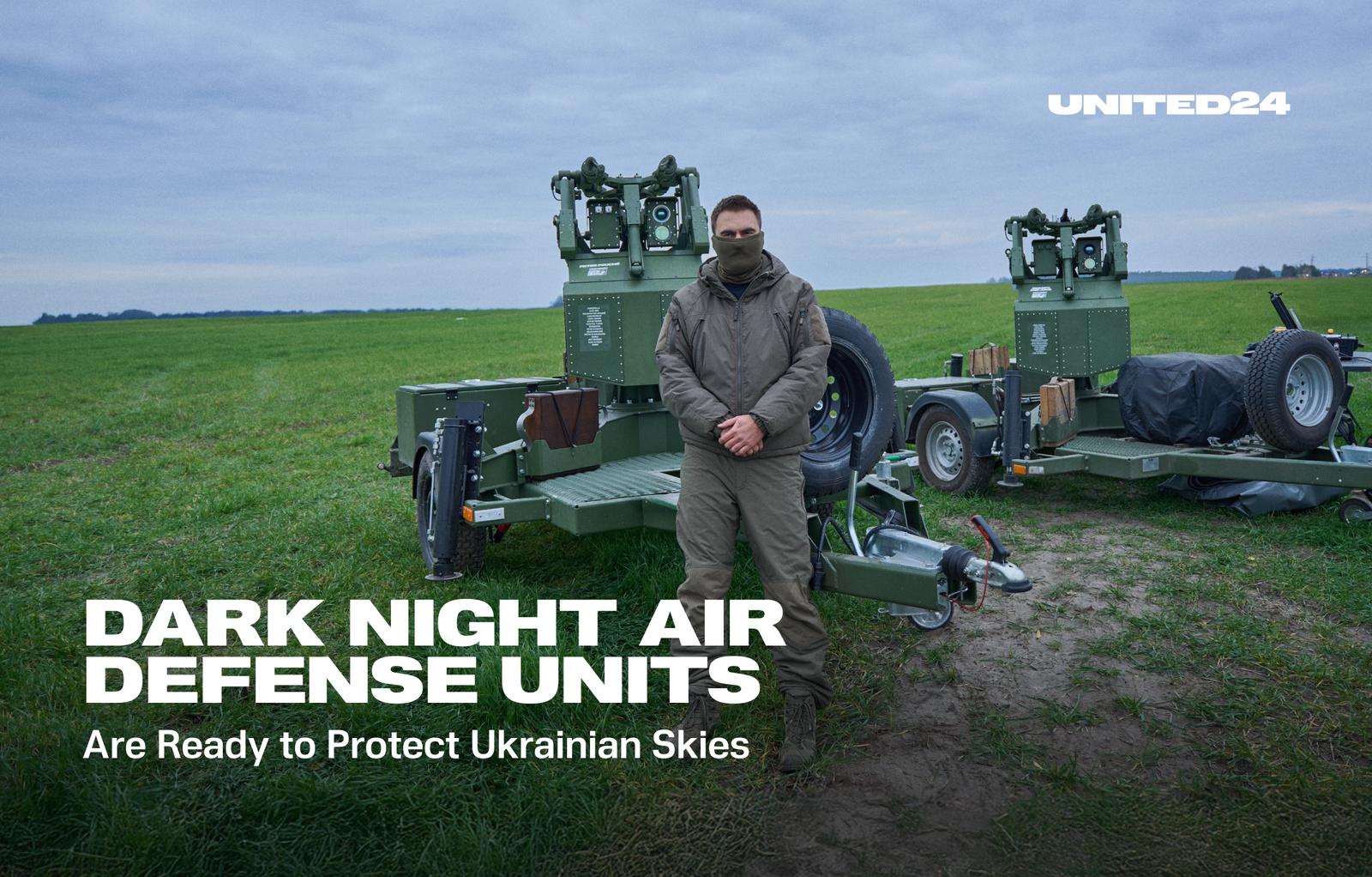 Dark Night air defense units fundraised as part of the UNITED24 NAFO campaign are ready for action!