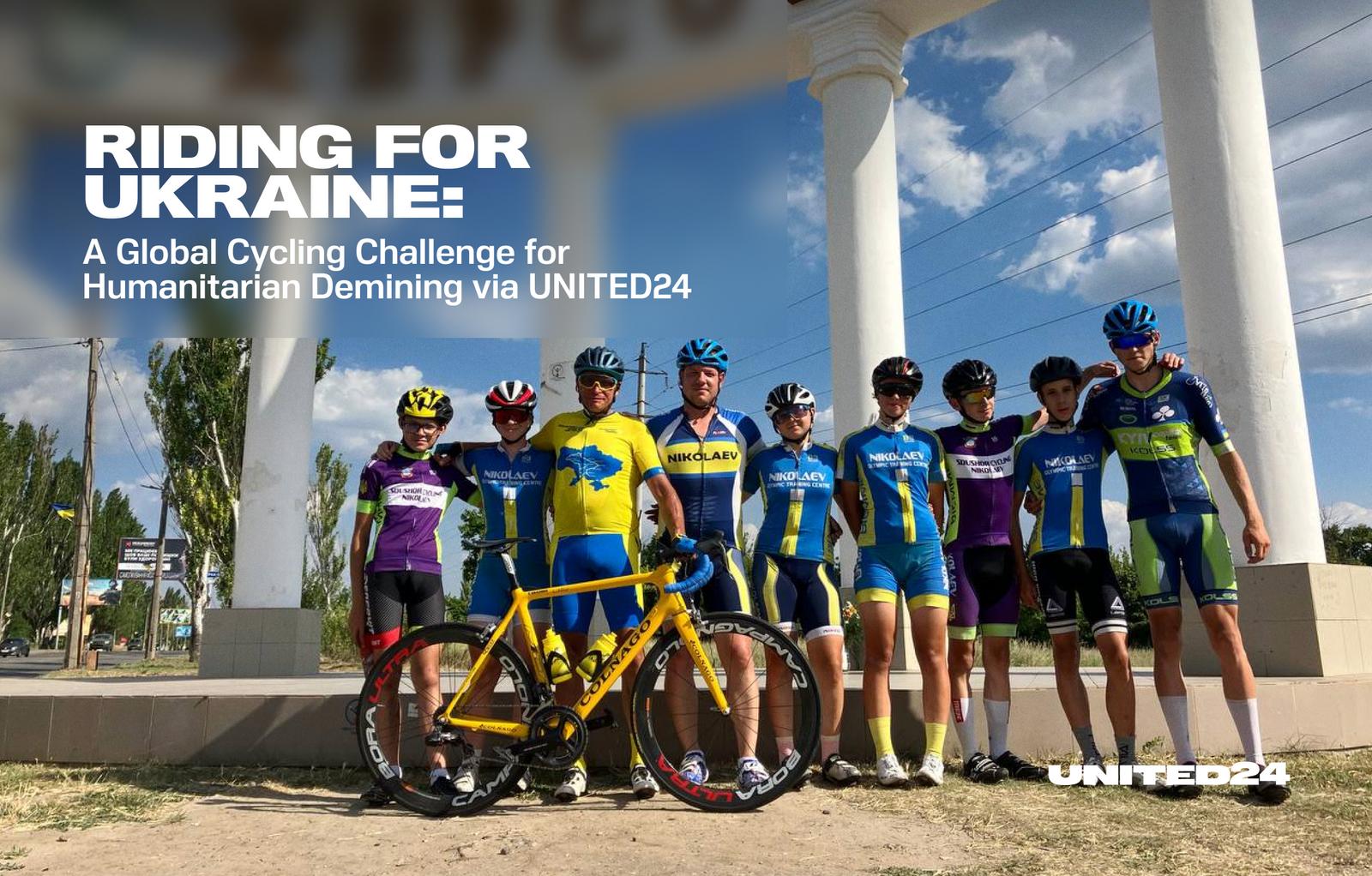 Ukrainian Cyclist Tackles Tour de France Route to Raise Funds for Humanitarian Demining via UNITED24