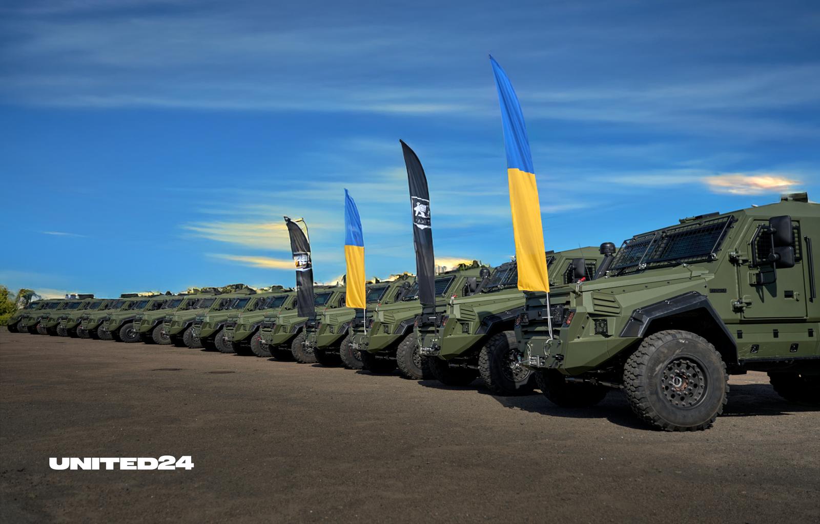 13 armored medevacs were delivered to military medics thanks to UNITED24 donors