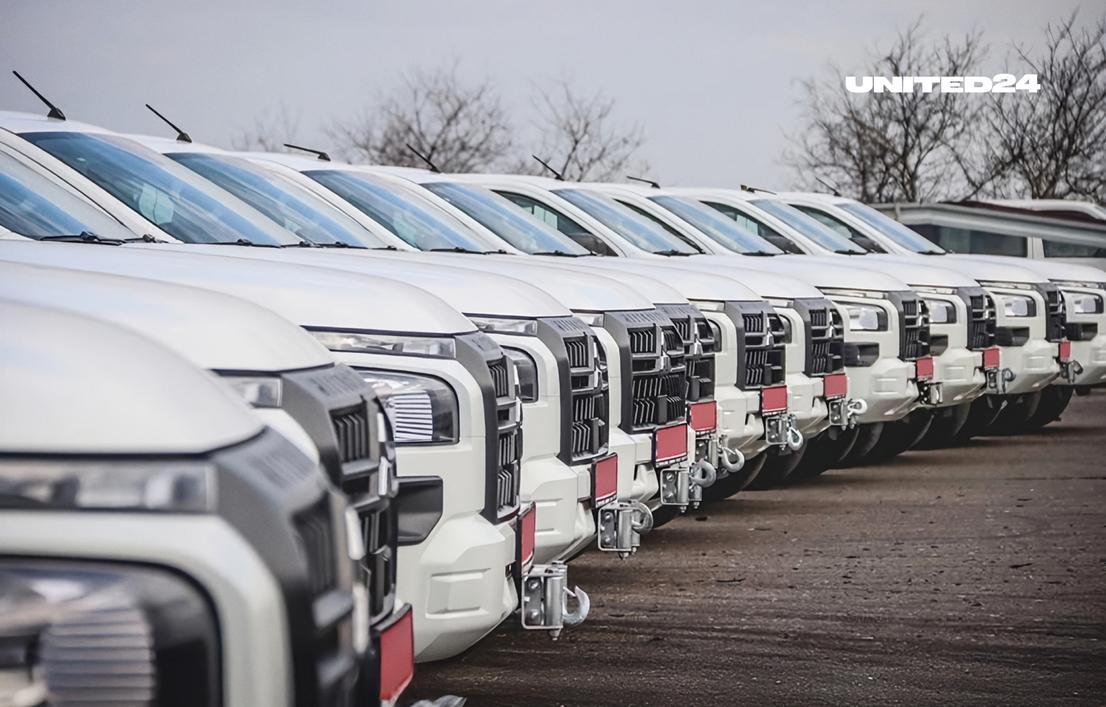 13 Trucks Have Been Delivered to the Ukrainian National Guard Thanks to Support From UNITED24 Donors