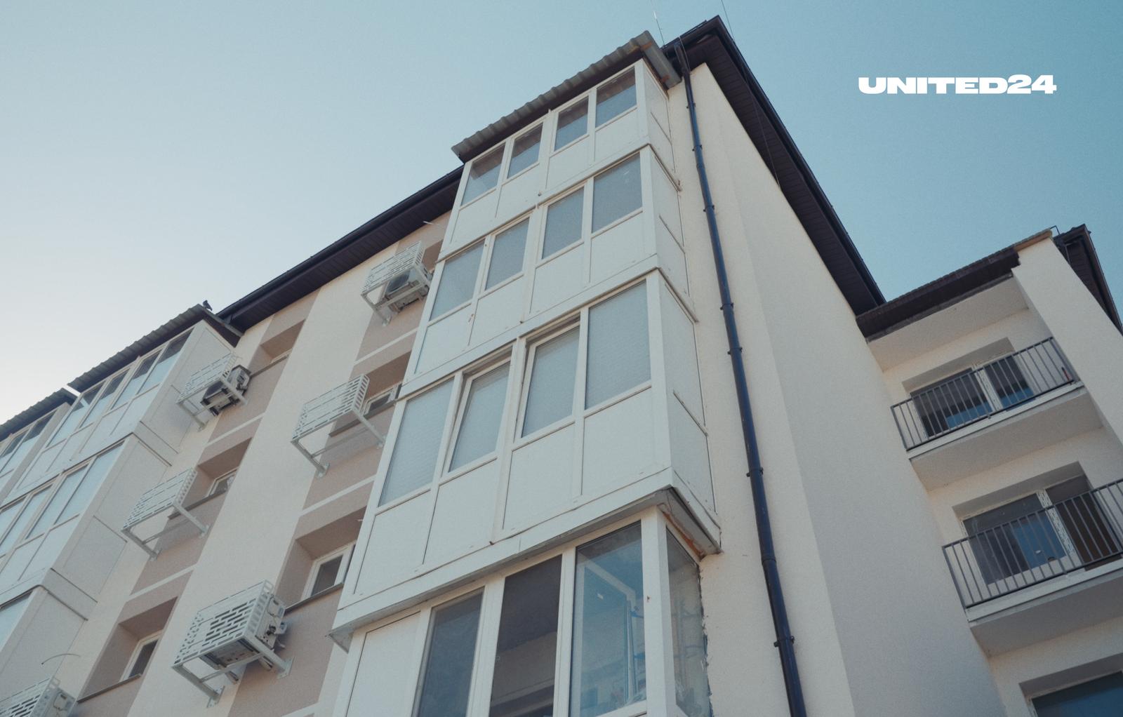 Apartment Building in Borodianka Rebuilt Thanks to Support From Visa and Rozetka