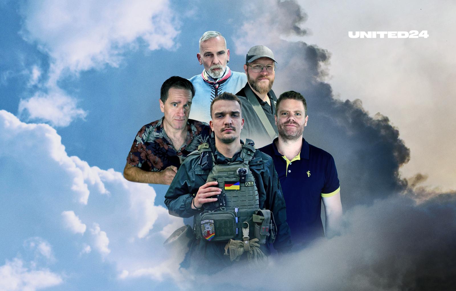 П’ятеро німецьких контентмейкерів оголосили збір на  200&nbsp;000&nbsp;€ на кампанію UNITED24 «Захист неба»