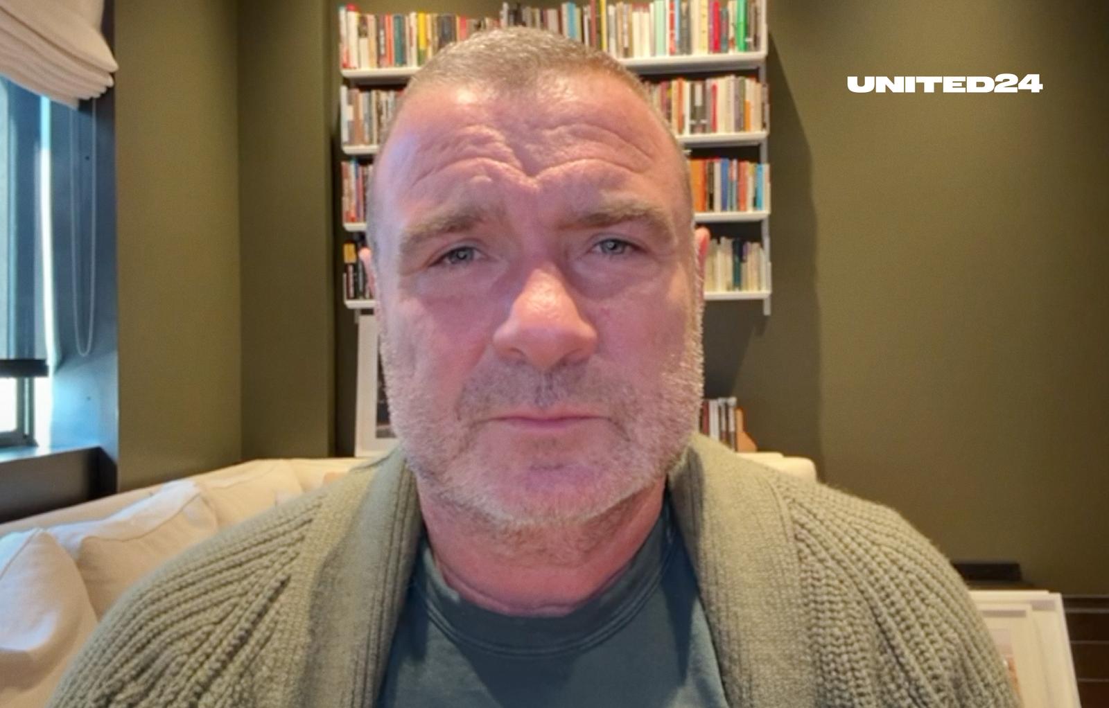 Liev Schreiber recites Bucha by Maksym Kryvtsov