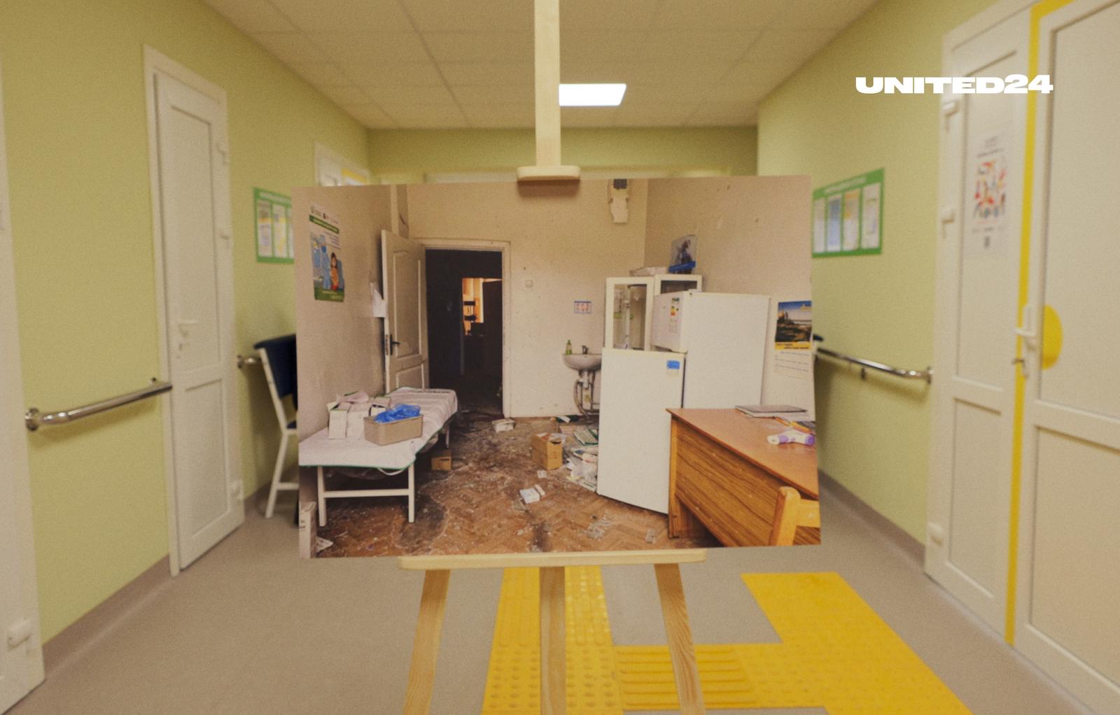 Clinic in the Kyiv region, damaged during the russian occupation, has been restored