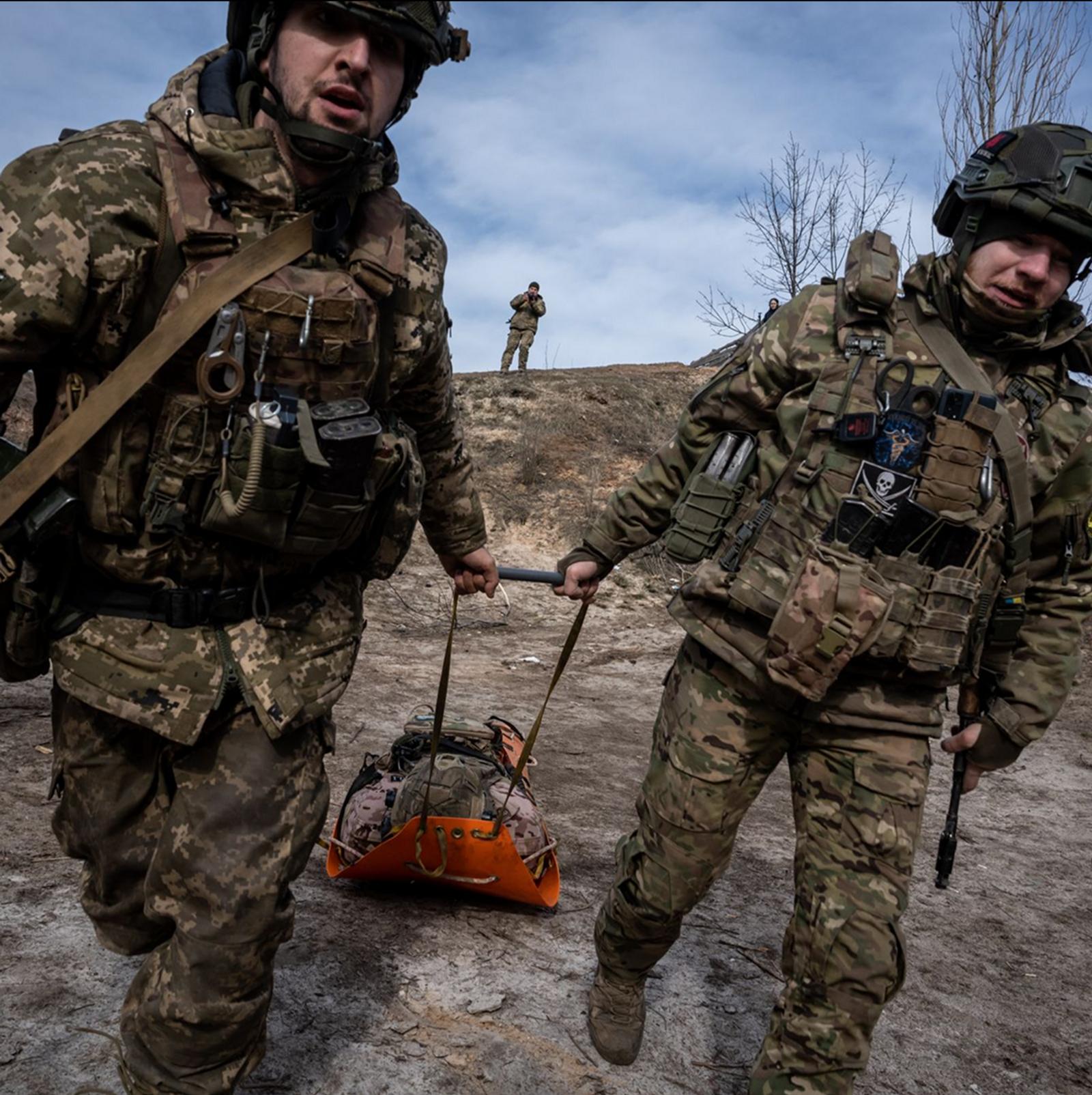 Training of the 79th Separate Air Assault Brigade. April 2024.