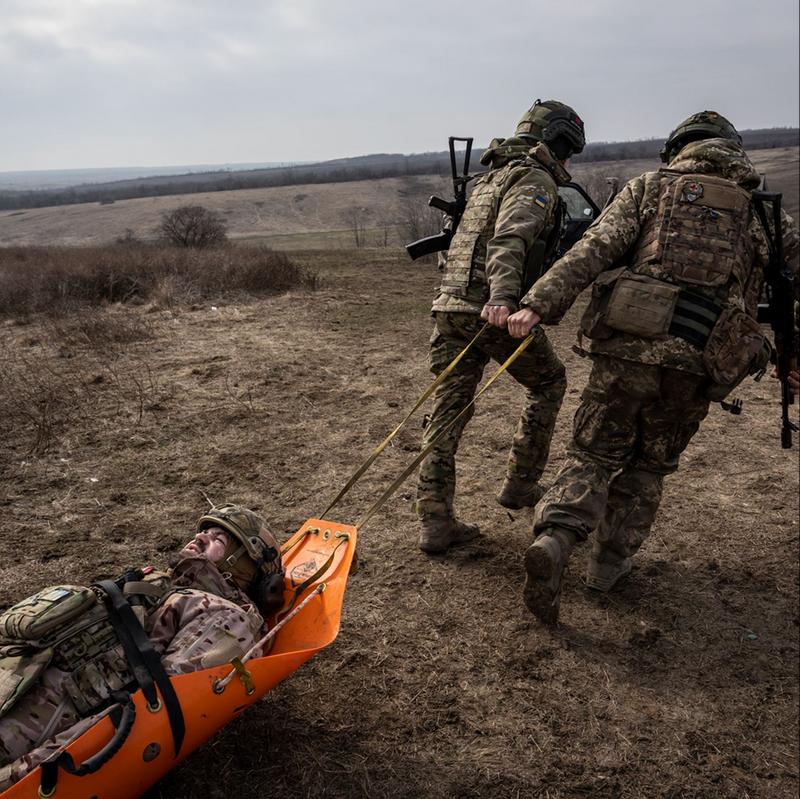 Training of the 79th Separate Air Assault Brigade. April 2024.