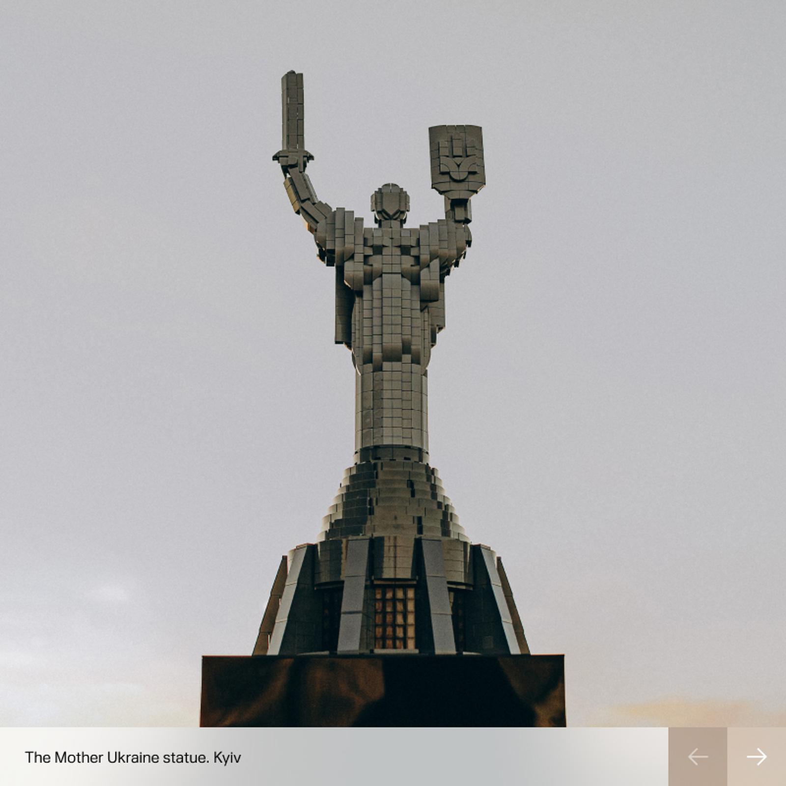 The Mother Ukraine statue. Kyiv