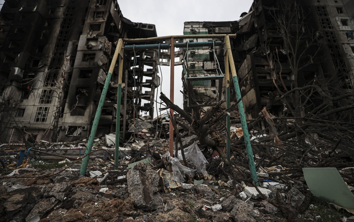 The aftermath of russian shelling in Ukrainian cities and towns. Photo:&nbsp;getty&nbsp;images