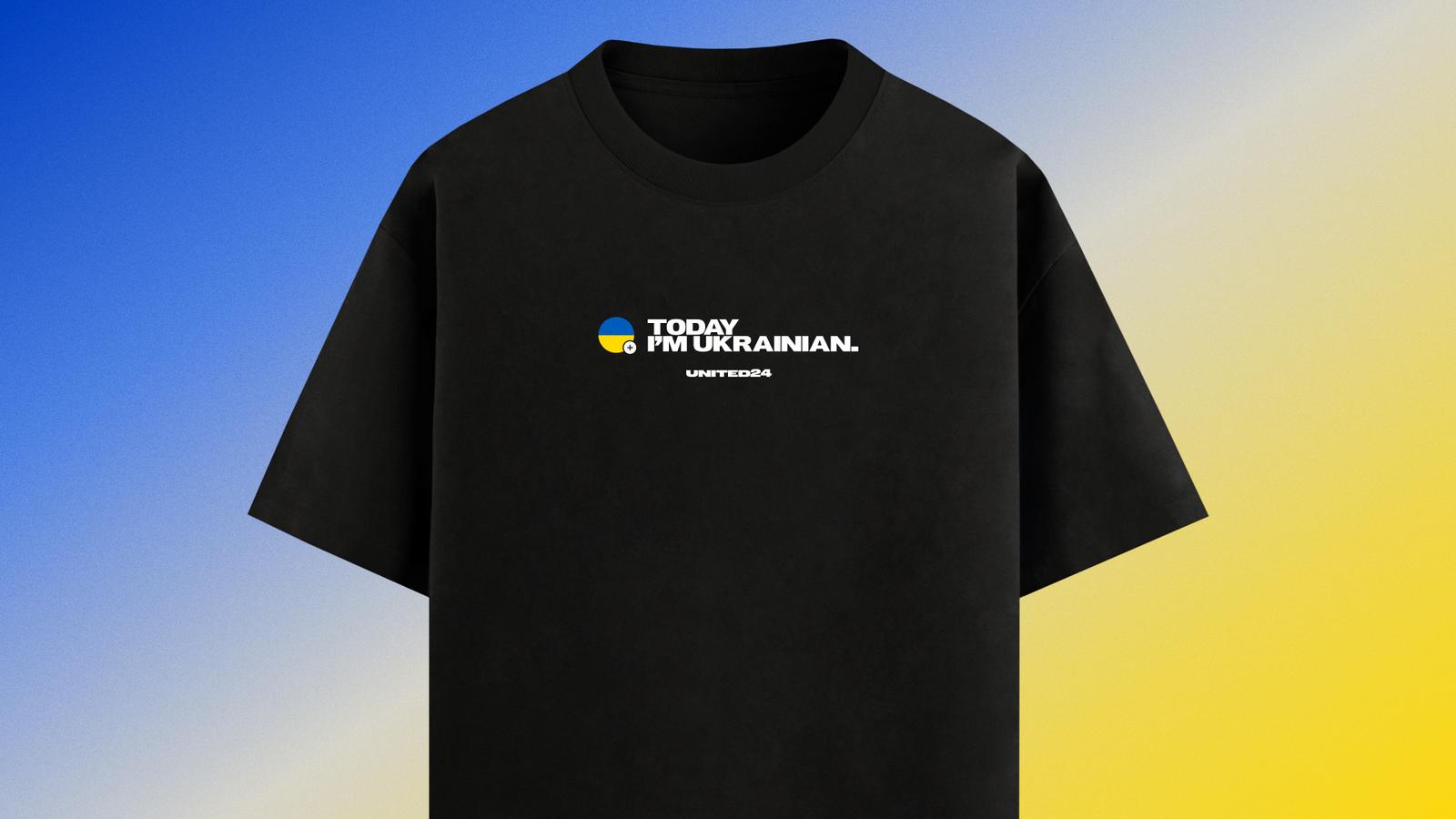 Viral “Today, I’m Ukrainian” Trend T-Shirt Raffle