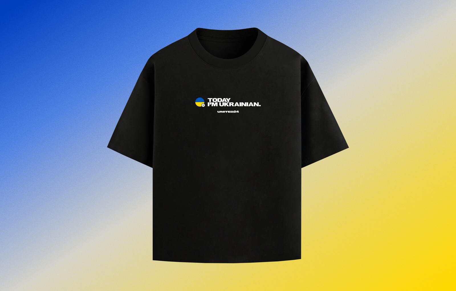 UNITED24 Launches Viral “Today, I’m Ukrainian” Trend T-Shirt Raffle to Support Sky Defense