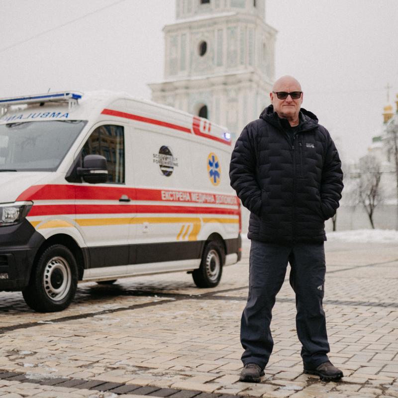 Збір Скотта Келлі на автомобілі швидкої допомоги