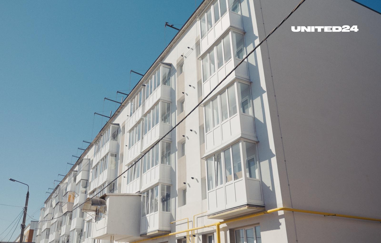 Apartment Building in Borodianka Was Restored Thanks to Support From UNITED24 Donors